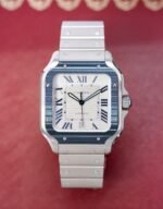 Cartier Santos De Automatic Silver Dial Men's Watch - Image 3