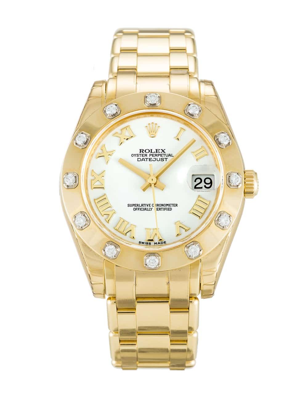 8Tg6xkcVCswKnv_f3c51d40-28ae-44a9-9043-ac828276e592.jpg Rolex Pearlmaster Ladies Watch - Image 1