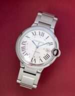 Cartier Ballon Bleu de Silver Opaline Dial Automatic Men's Watch - Image 2