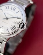 Cartier Ballon Bleu de Silver Opaline Dial Automatic Men's Watch - Image 6