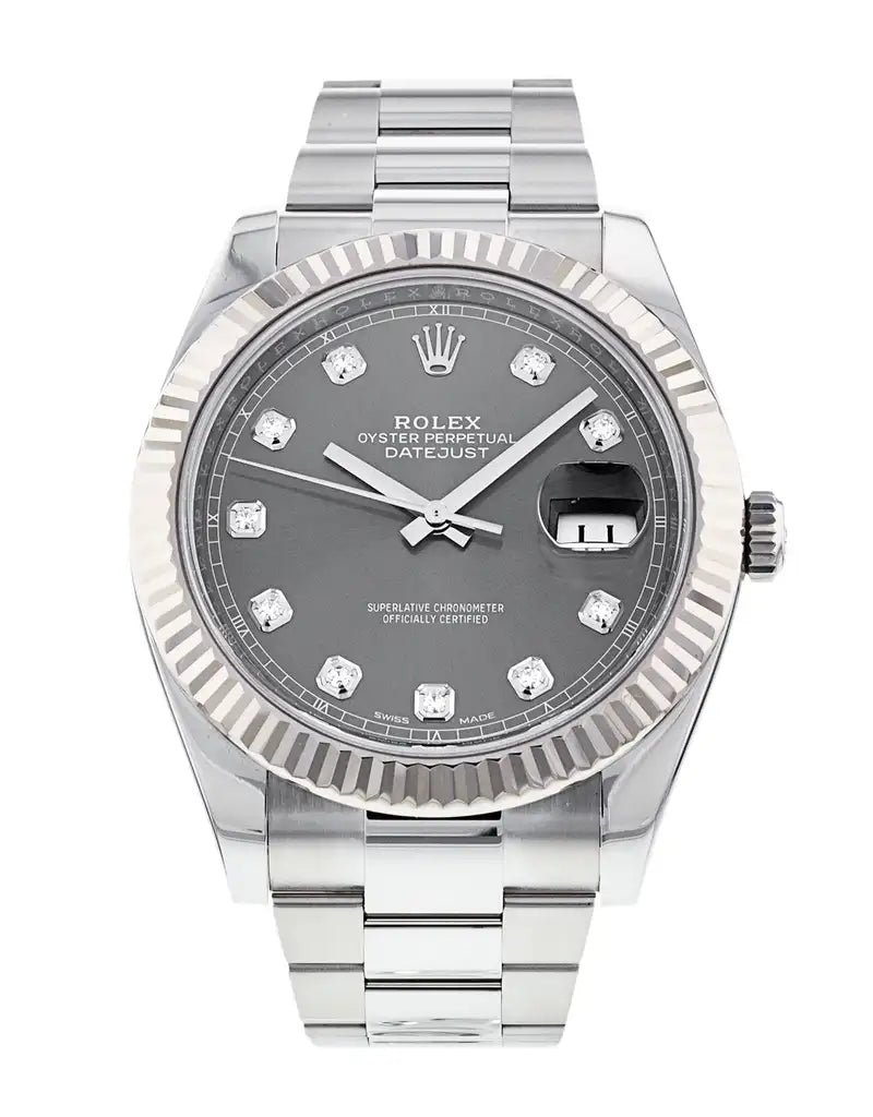 YiGmn43tNnZAlio_9a876c16-1969-495a-a8e0-fa34049921ff.jpg Rolex Datejust 41 Men's Watch - Image 1