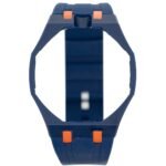 Audemars Piguet Swatch POP Watch Strap - Dark Blue with Orange