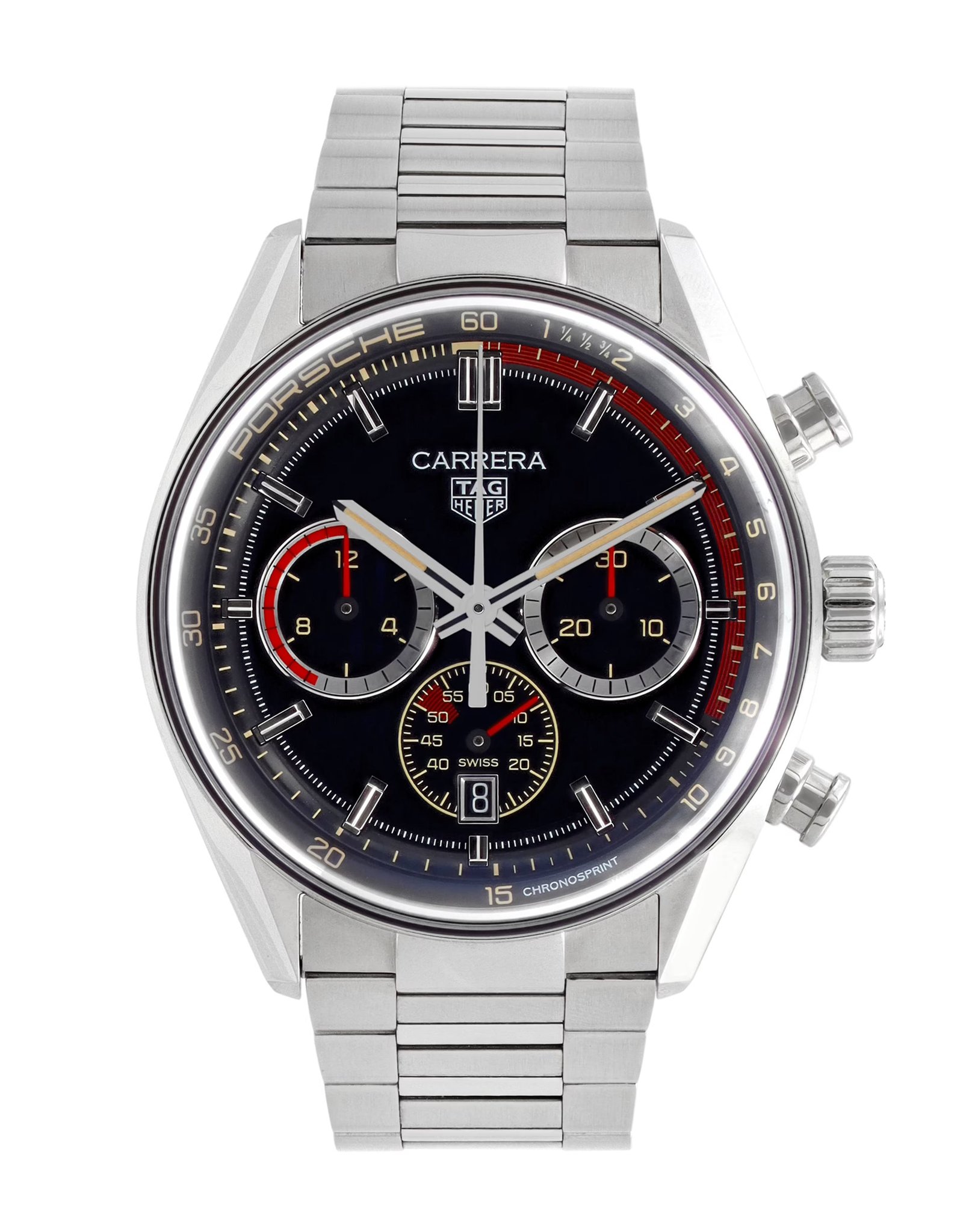 hsEc4hEjaDFobyD.jpg TAG Heuer Carrera Chronosprint x Porsche Rallye Men's Watch - Image 1