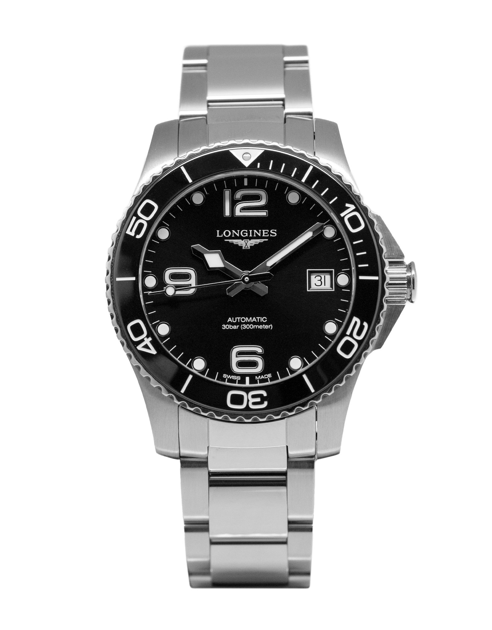 sIrgDQ0rmJGAf6t_377a4274-142a-4079-baa5-9a684725f0c2.jpg Longines Hydroconquest Automatic Men's Watch - Image 1