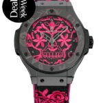 Hublot Big Bang Broderie Sugar Skull Fluo Hot Pink Unisex Watch