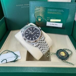 Rolex Datejust 41 Brand New Black Index Jubilee 2026