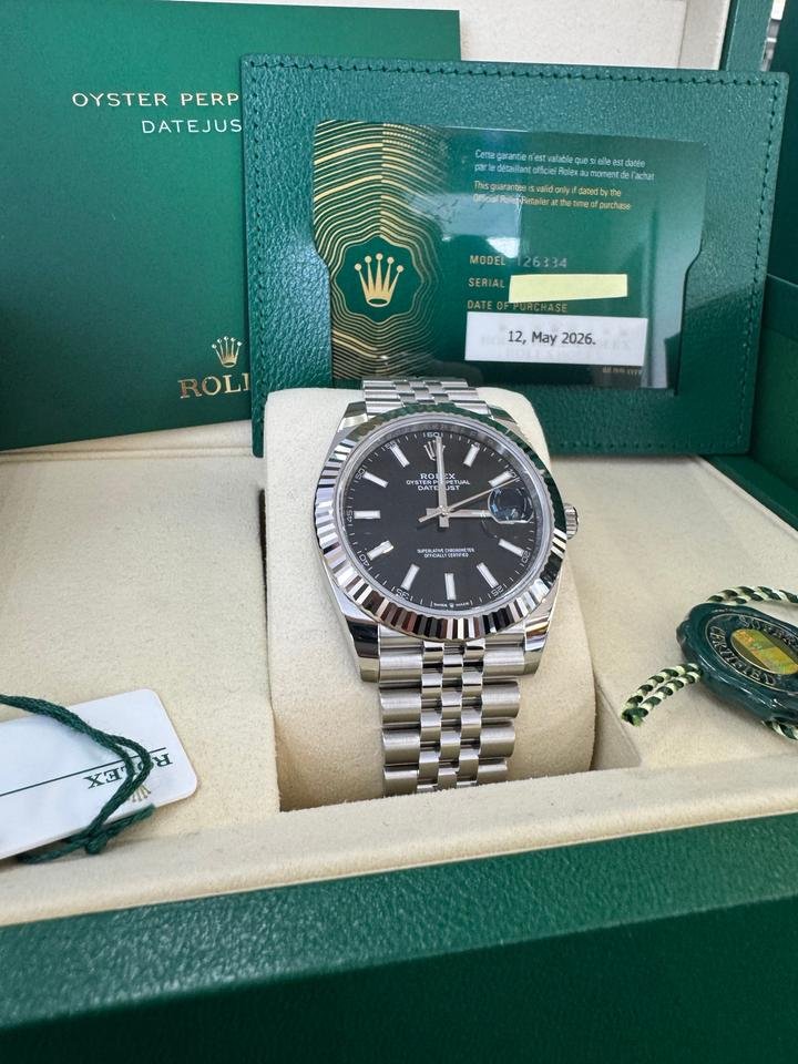 Rolex Datejust 41 Brand New Black Index Jubilee 2026 - Image 11