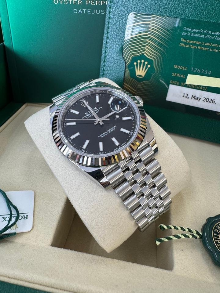 Rolex Datejust 41 Brand New Black Index Jubilee 2026 - Image 2