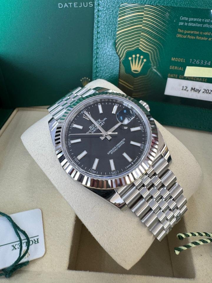 Rolex Datejust 41 Brand New Black Index Jubilee 2026 - Image 3