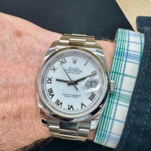Rolex Datejust 36 Stainless Steel / Oyster Perpetual / White Roman