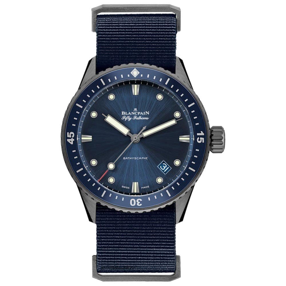 Blancpain 5000-0240-naoa Fifty Fathoms Bathyscaphe Automatic 43mm Watch