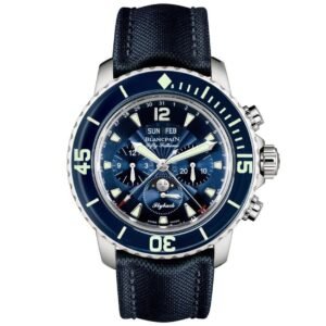 Blancpain  5066f-1140-52b Fifty Fathoms Complete Calendar Flyback Chronograph Watch
