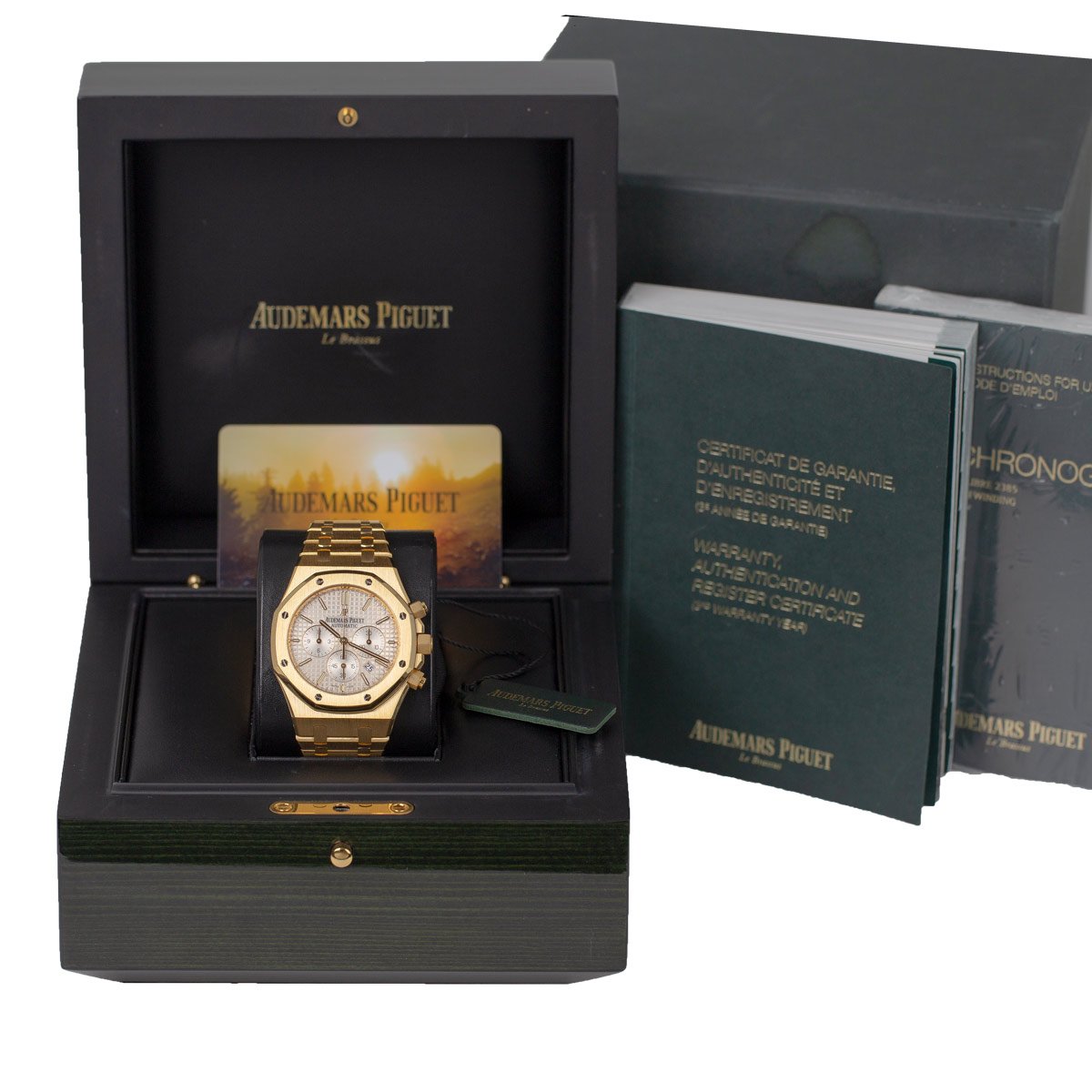 Audemars Piguet 26320BA.OO.1220BA.01 Royal Oak Chronograph 41mm White Dial - Image 2
