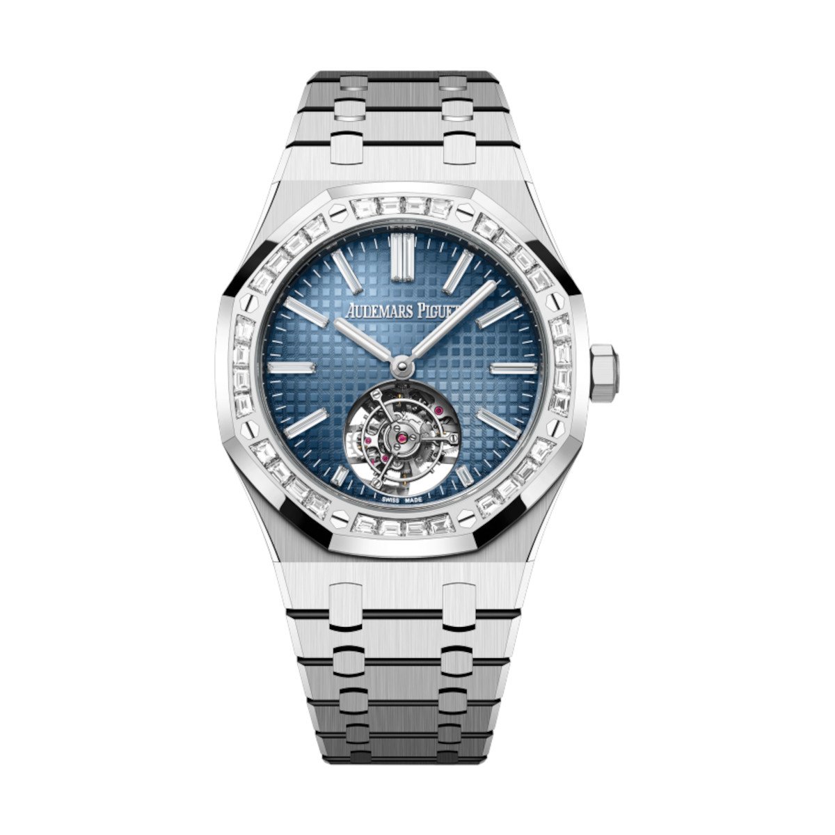 Audemars Piguet 26730BC.ZZ.1320BC.02 Royal Oak Blue Dial White Gold Bracelet Watch