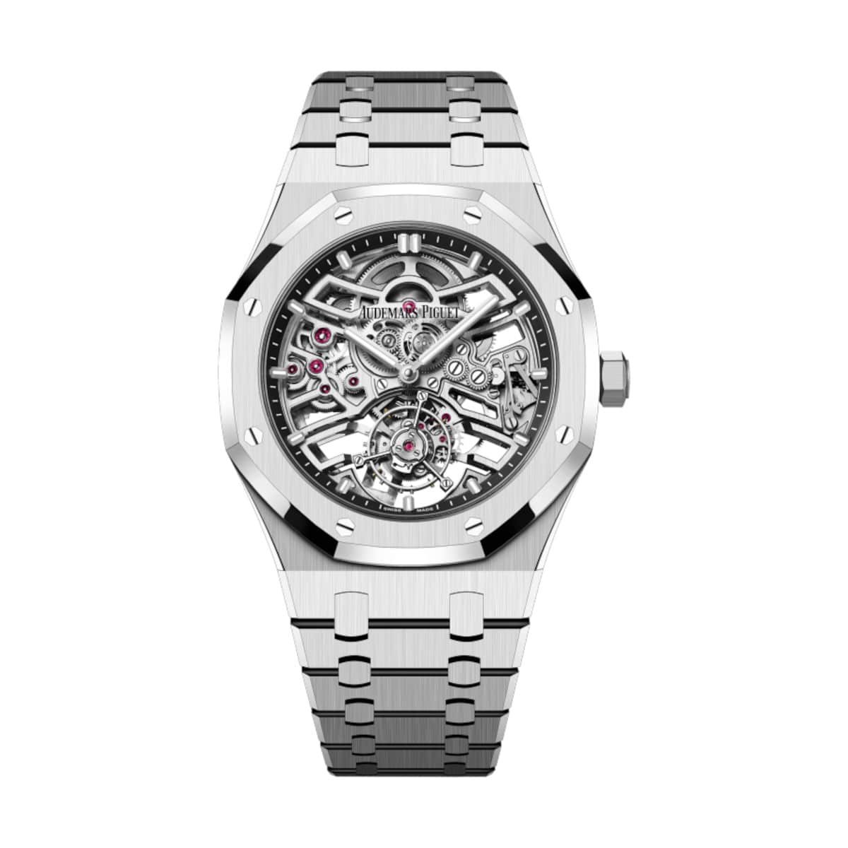 Audemars Piguet 26735ST.OO.1320ST.02 Royal Oak Rhodium Dial Stainless Steel Bracelet Watch