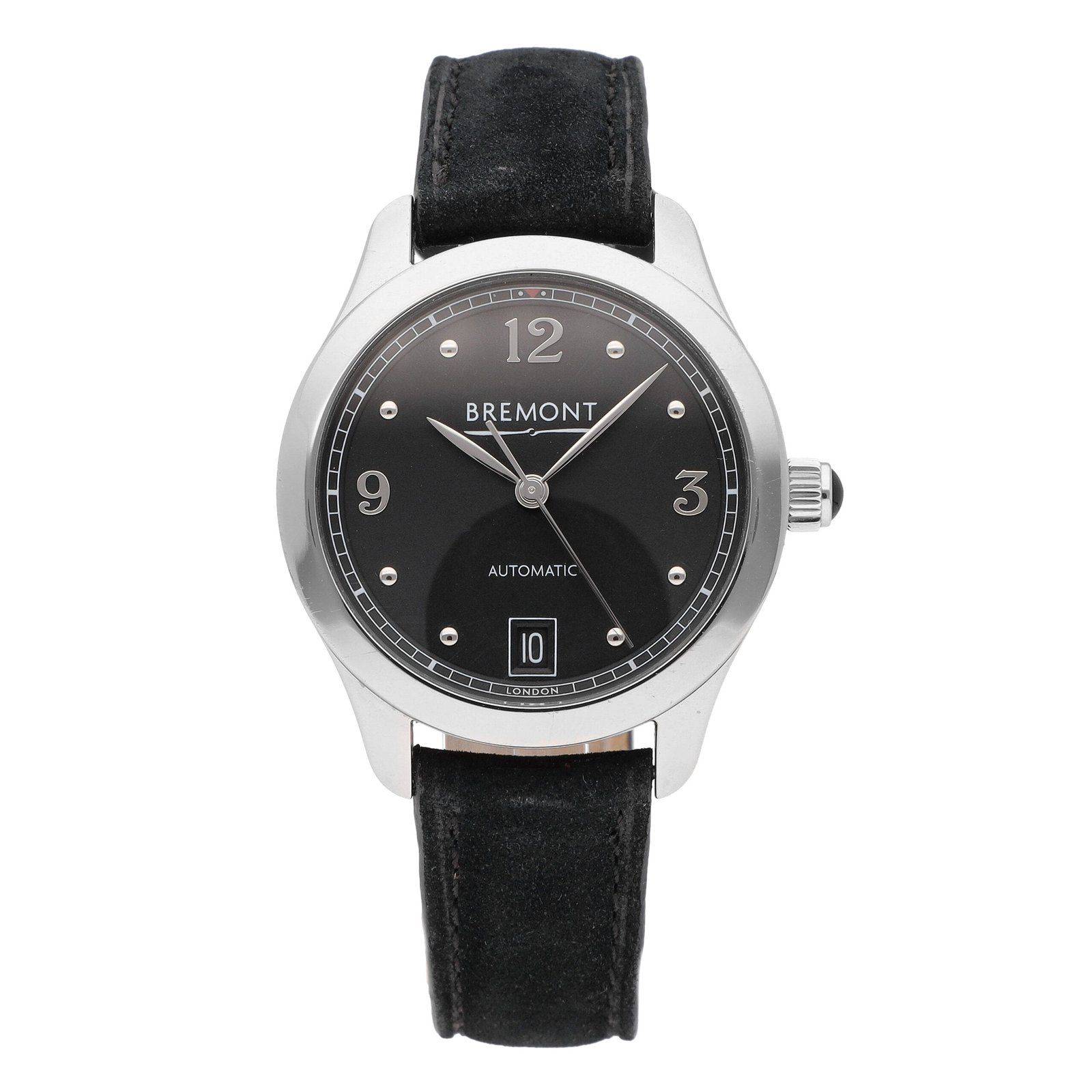 Bremont Solo 34 Black Dial Automatic 34mm Ladies Watch SOLO34-AJ-BK-R-S