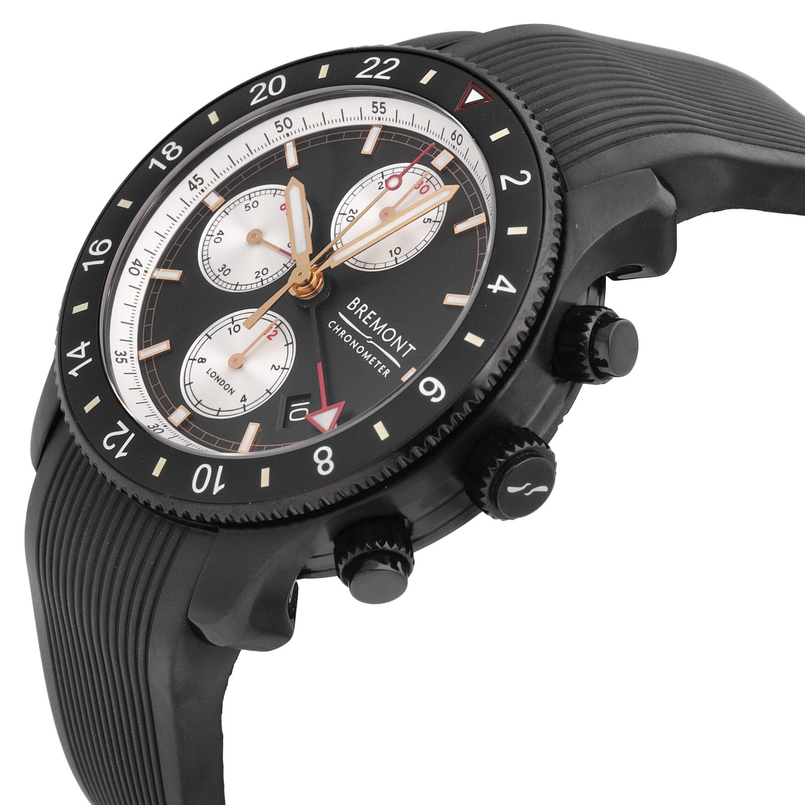 Bremont Supermarine Black Dial 43mm Automatic Men's Watch SMARINECHRONO-JET-R-S - Image 3