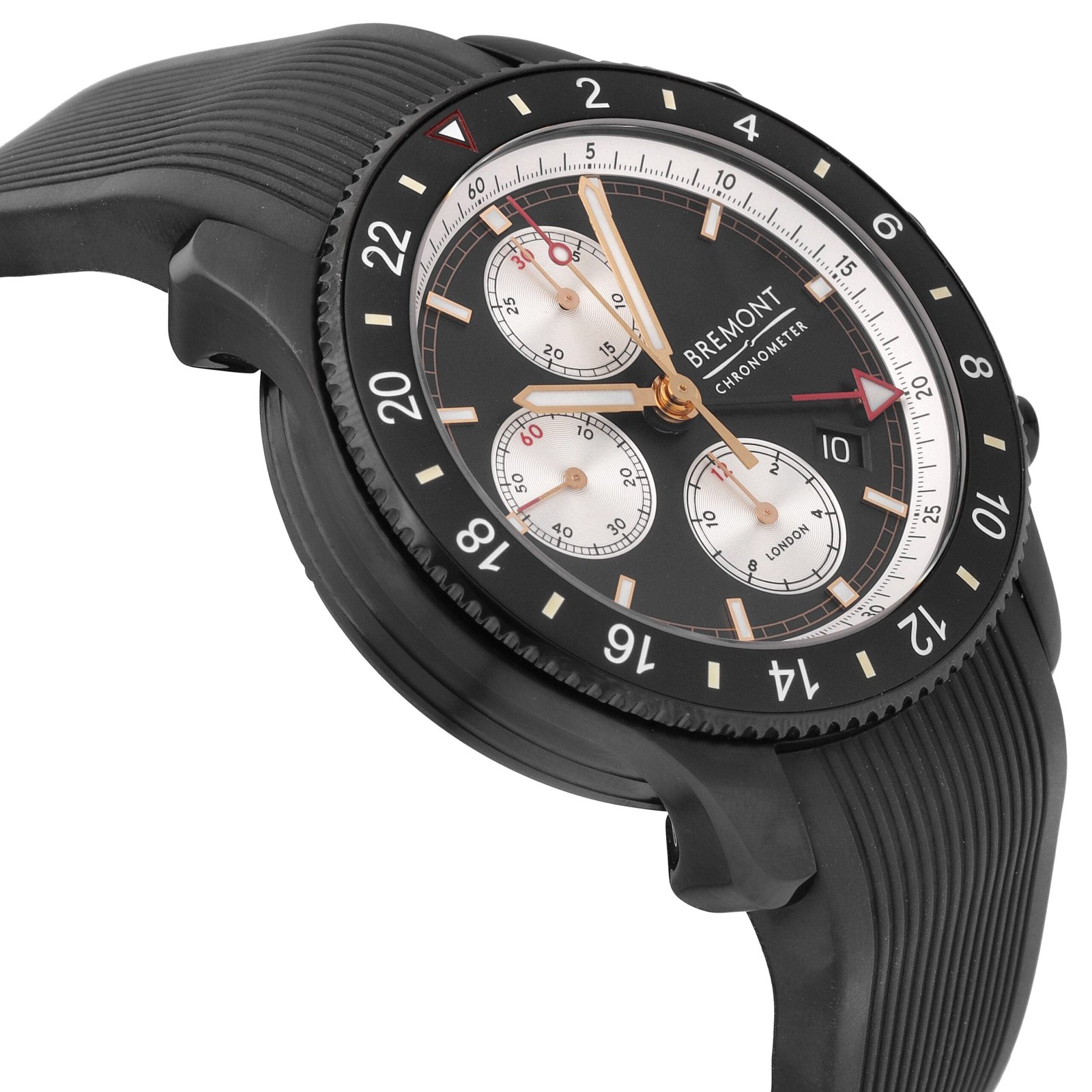 Bremont Supermarine Black Dial 43mm Automatic Men's Watch SMARINECHRONO-JET-R-S - Image 2