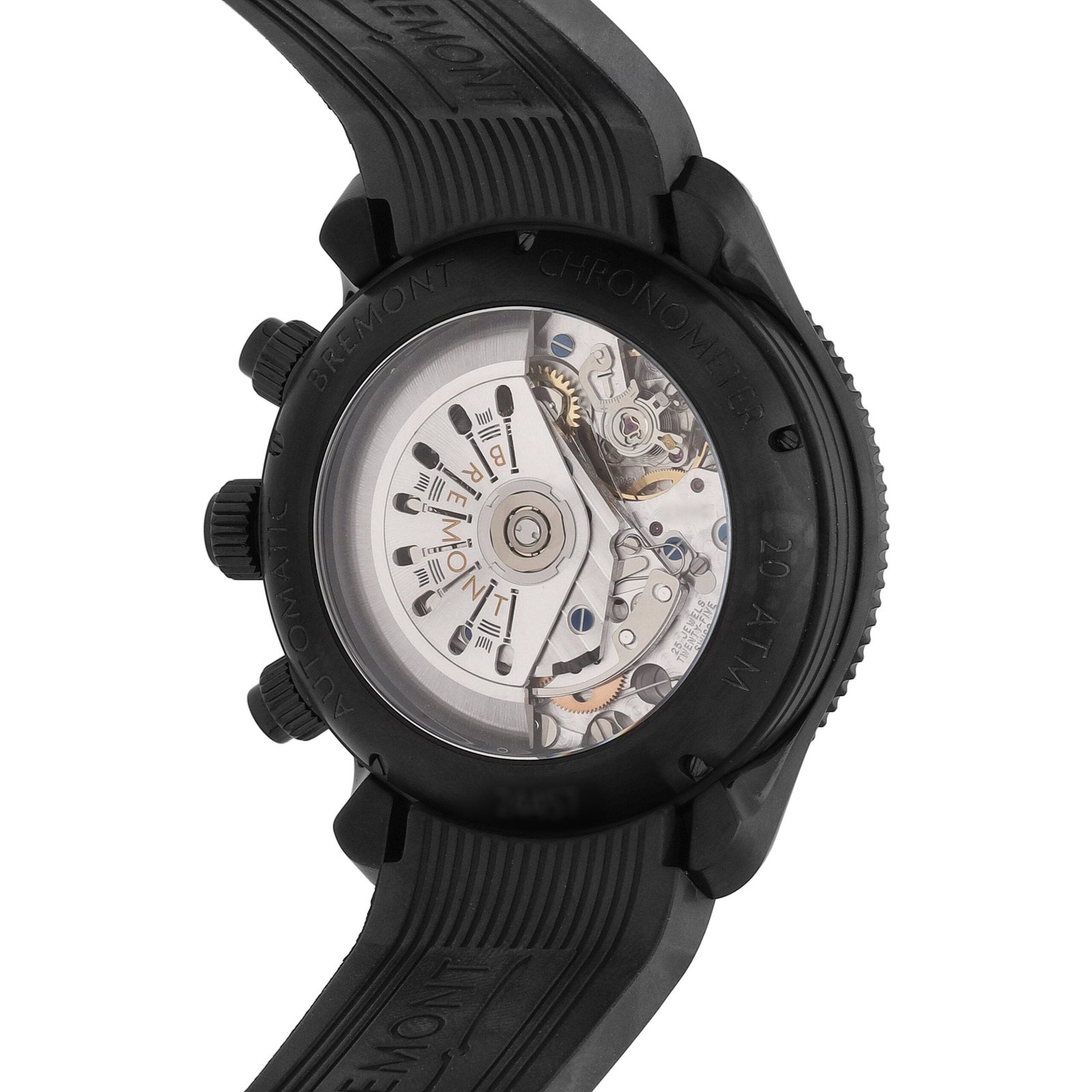 Bremont Supermarine Black Dial 43mm Automatic Men's Watch SMARINECHRONO-JET-R-S - Image 4