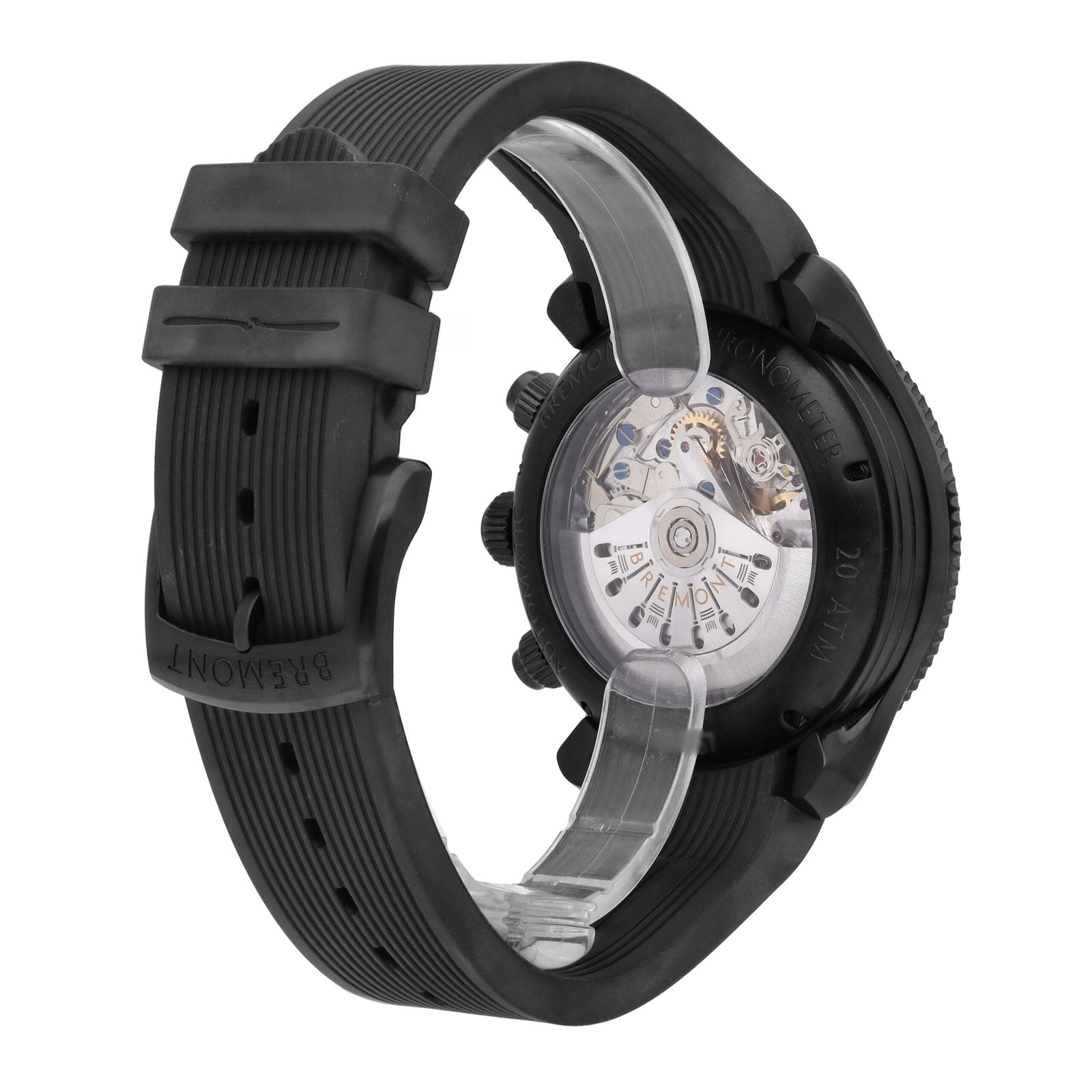 Bremont Supermarine Black Dial 43mm Automatic Men's Watch SMARINECHRONO-JET-R-S - Image 5