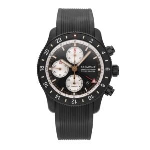 Bremont Supermarine Black Dial 43mm Automatic Men's Watch SMARINECHRONO-JET-R-S