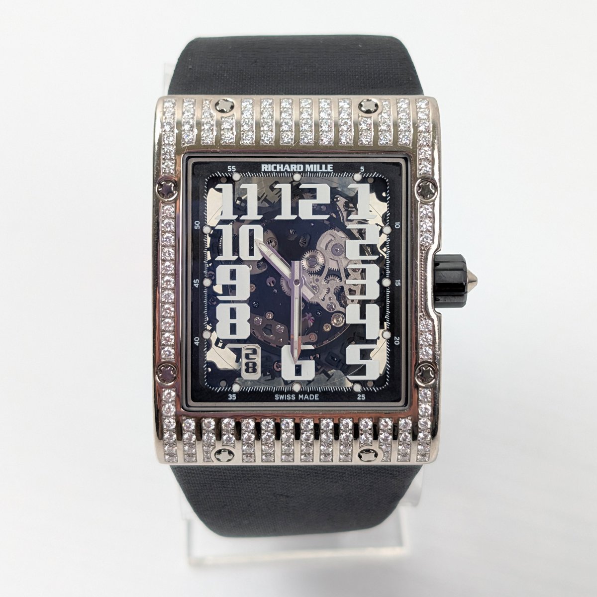 Richard Mille RM016 Ultra Flat with Full Diamond Case White Gold - Image 2