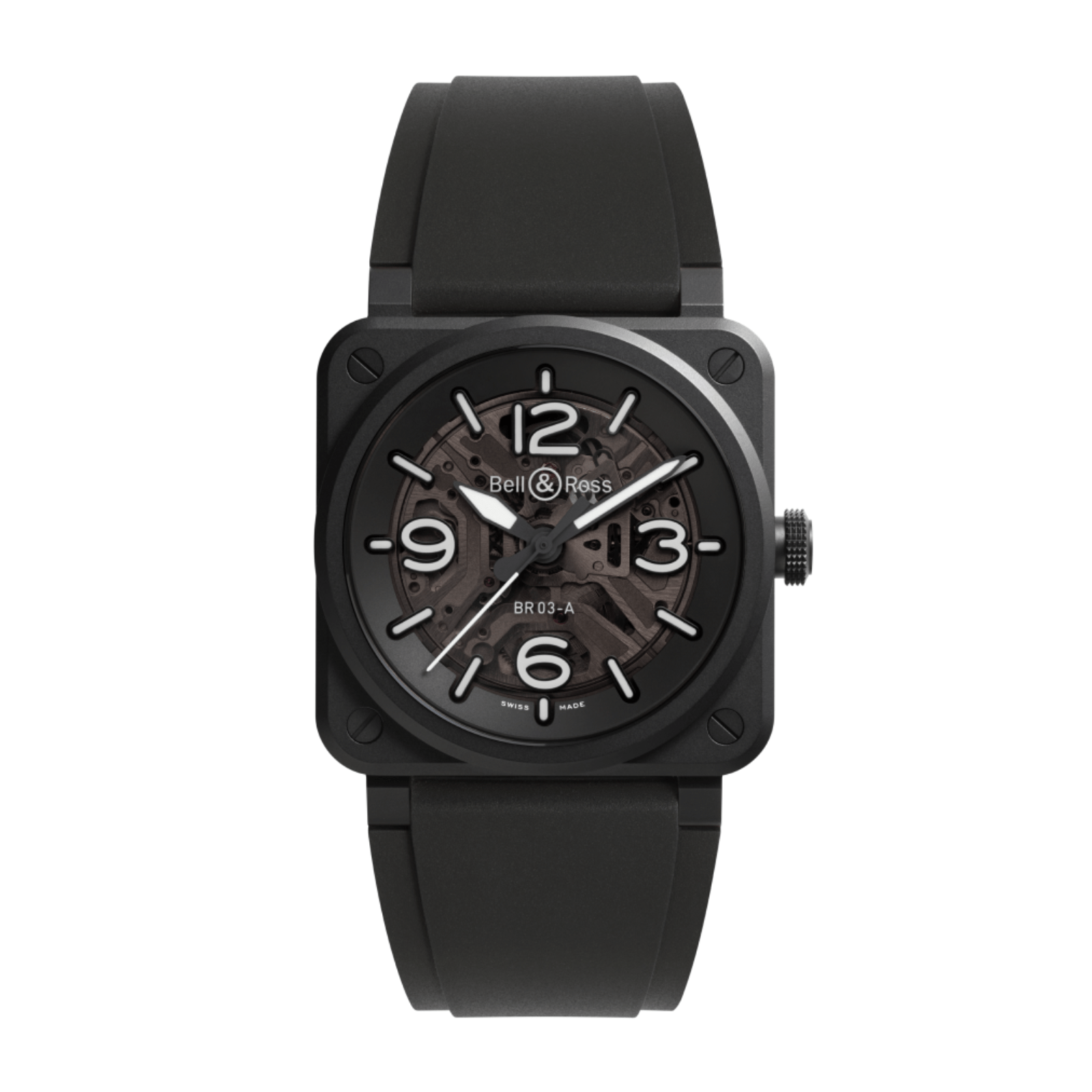 Bell & Ross BR-03 Skeleton Black Ceramic 41mm