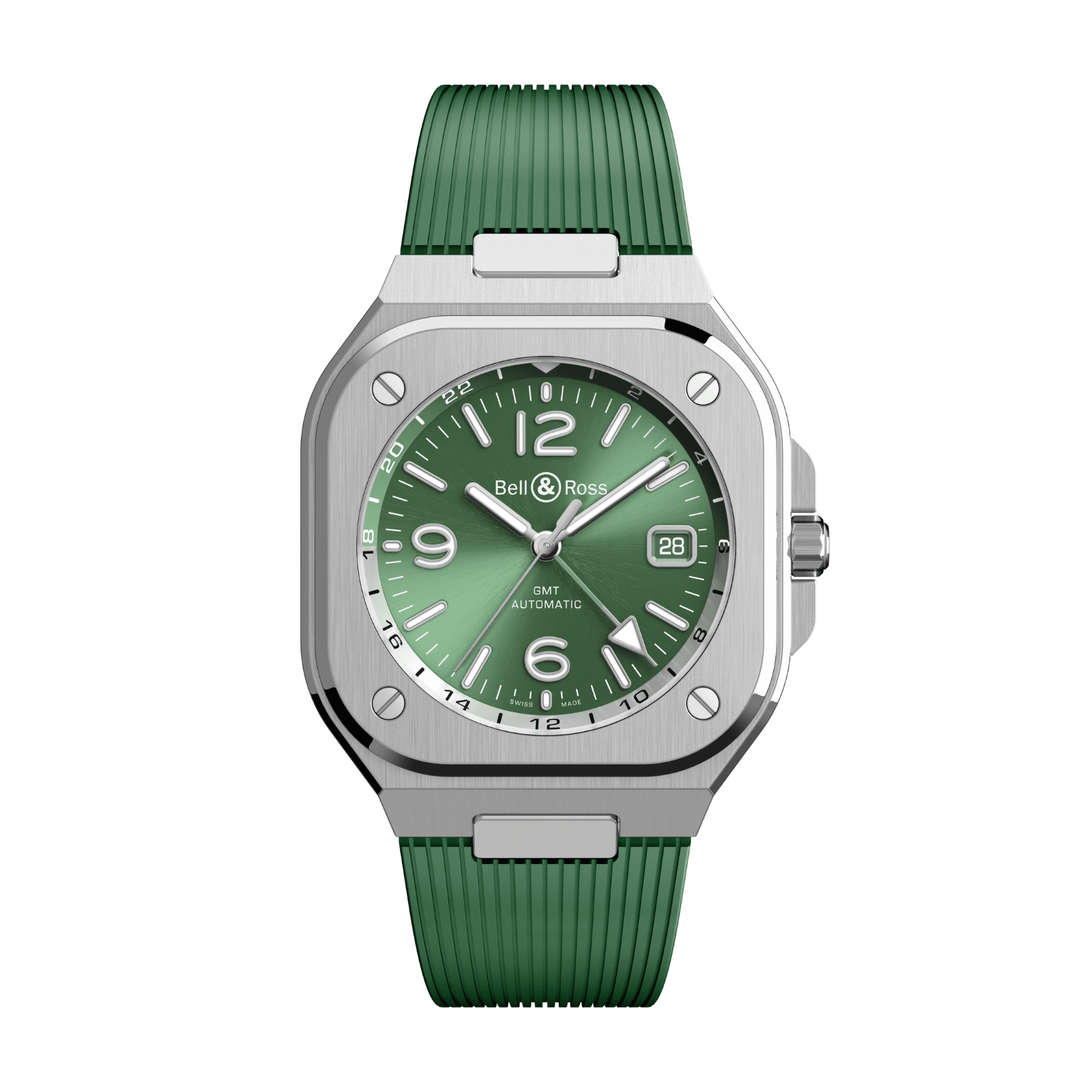 Bell & Ross BR-05 GMT Green Steel