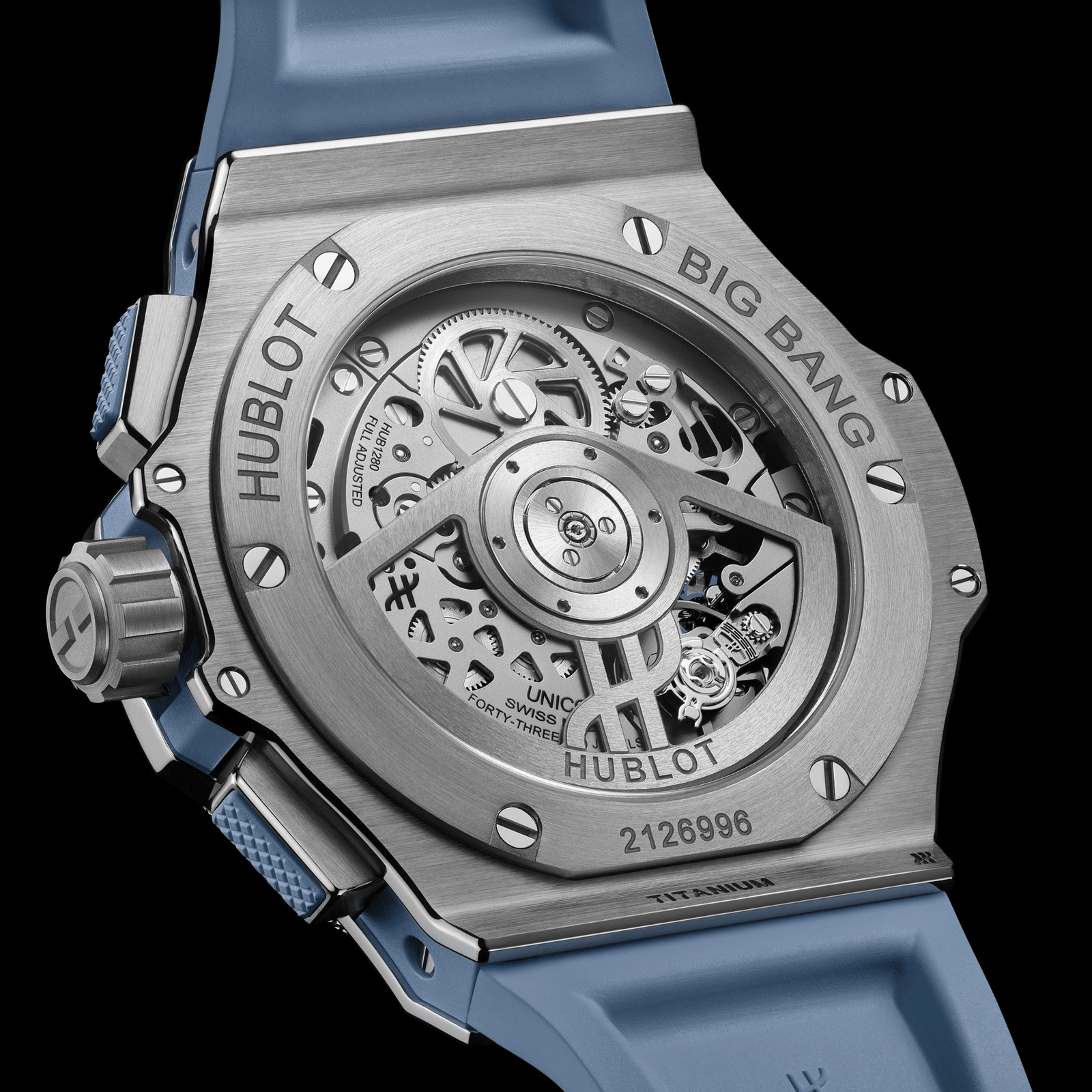 Hublot Big Bang Original Unico Titanium Coal Blue 43mm - Image 4