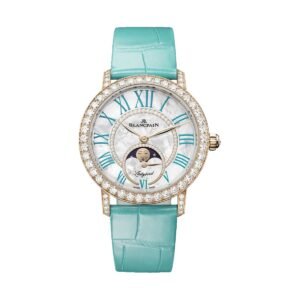 Blancpain Ladybird Colors Phases de Lune Red Gold Turquoise Alligator 3662A 2954 55B