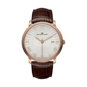 Blancpain Villeret Ultraplate Ultra-Slim Red Gold Brown Alligator 6651C 3642 55A