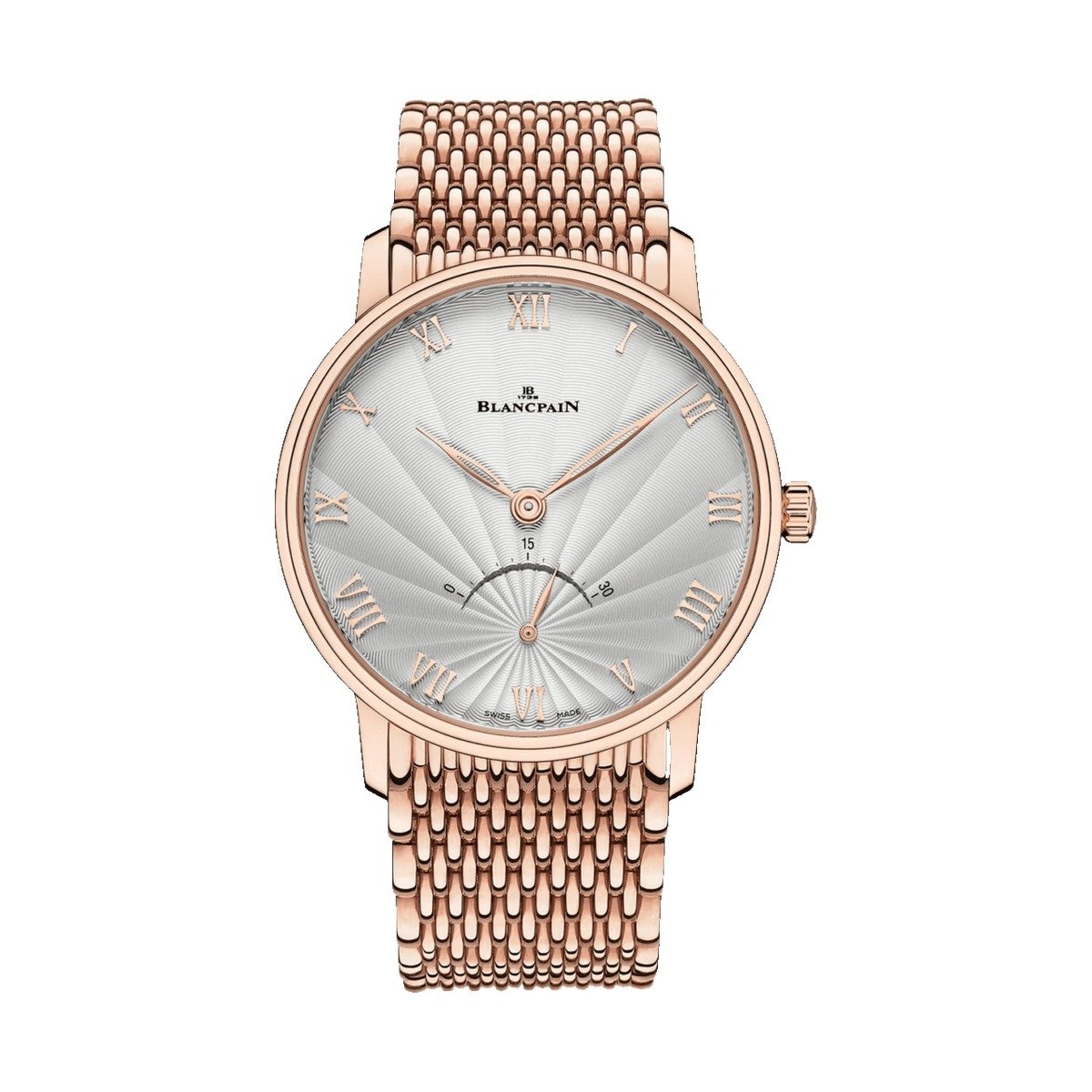 Blancpain Villeret Ultraplate Retrograde Red Gold 6653 3642 MMB