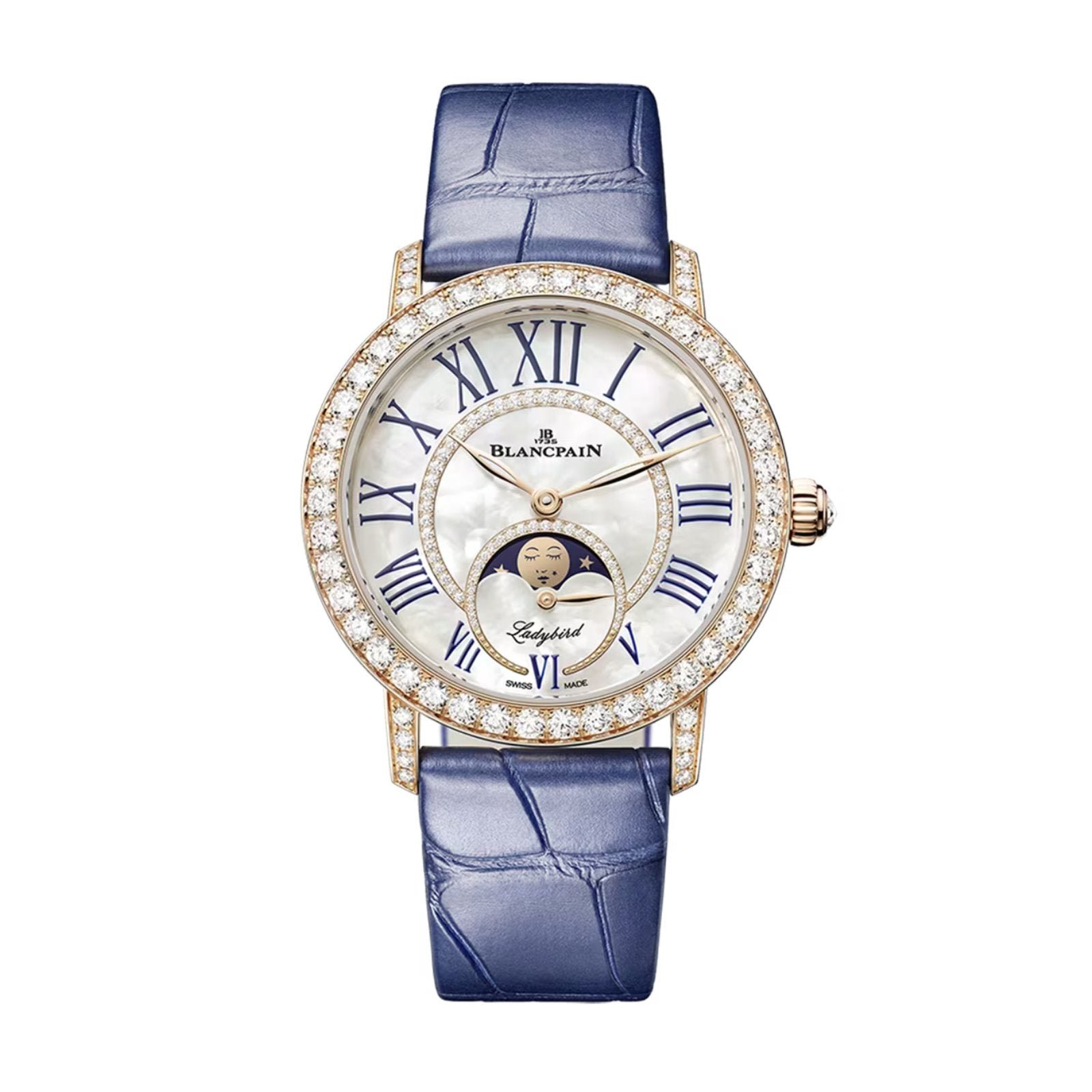 Blancpain Ladybird Colors Phases de Lune 34mm