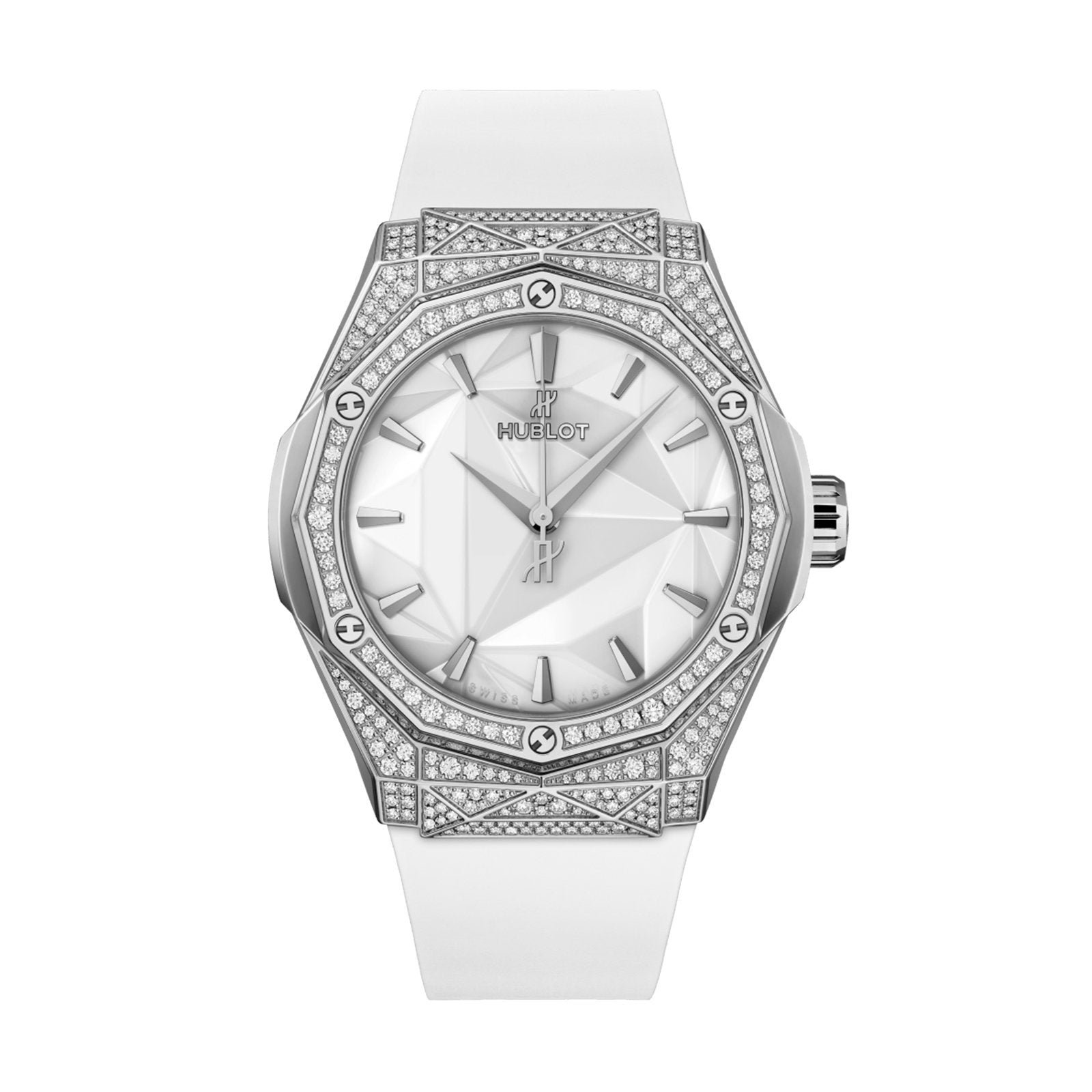 Hublot Classic Fusion Orlinski Titanium White Pave 40mm