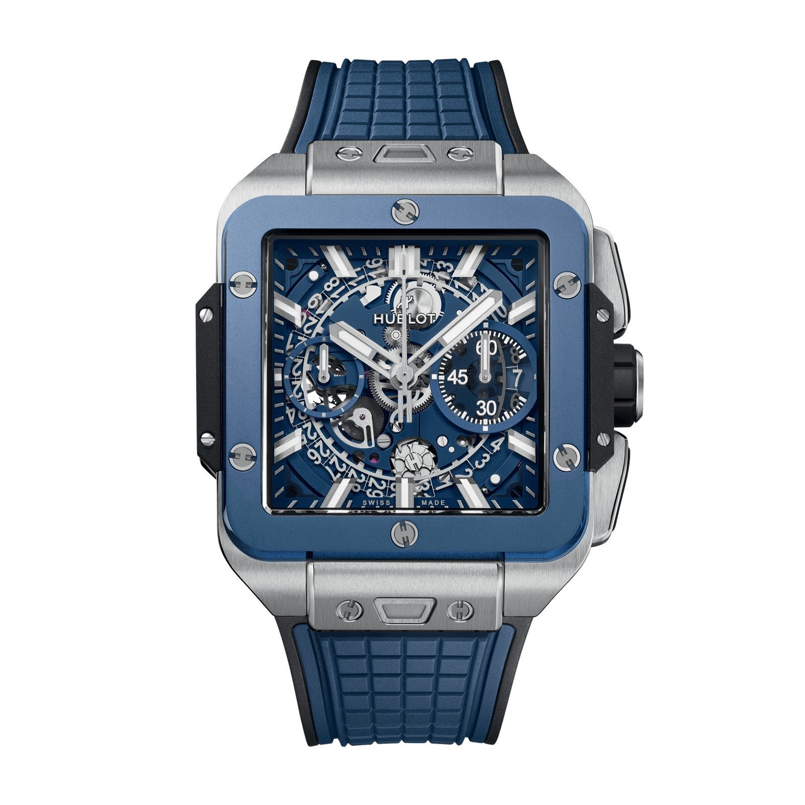 Hublot Square Bang Unico Titanium Blue Ceramic 42mm