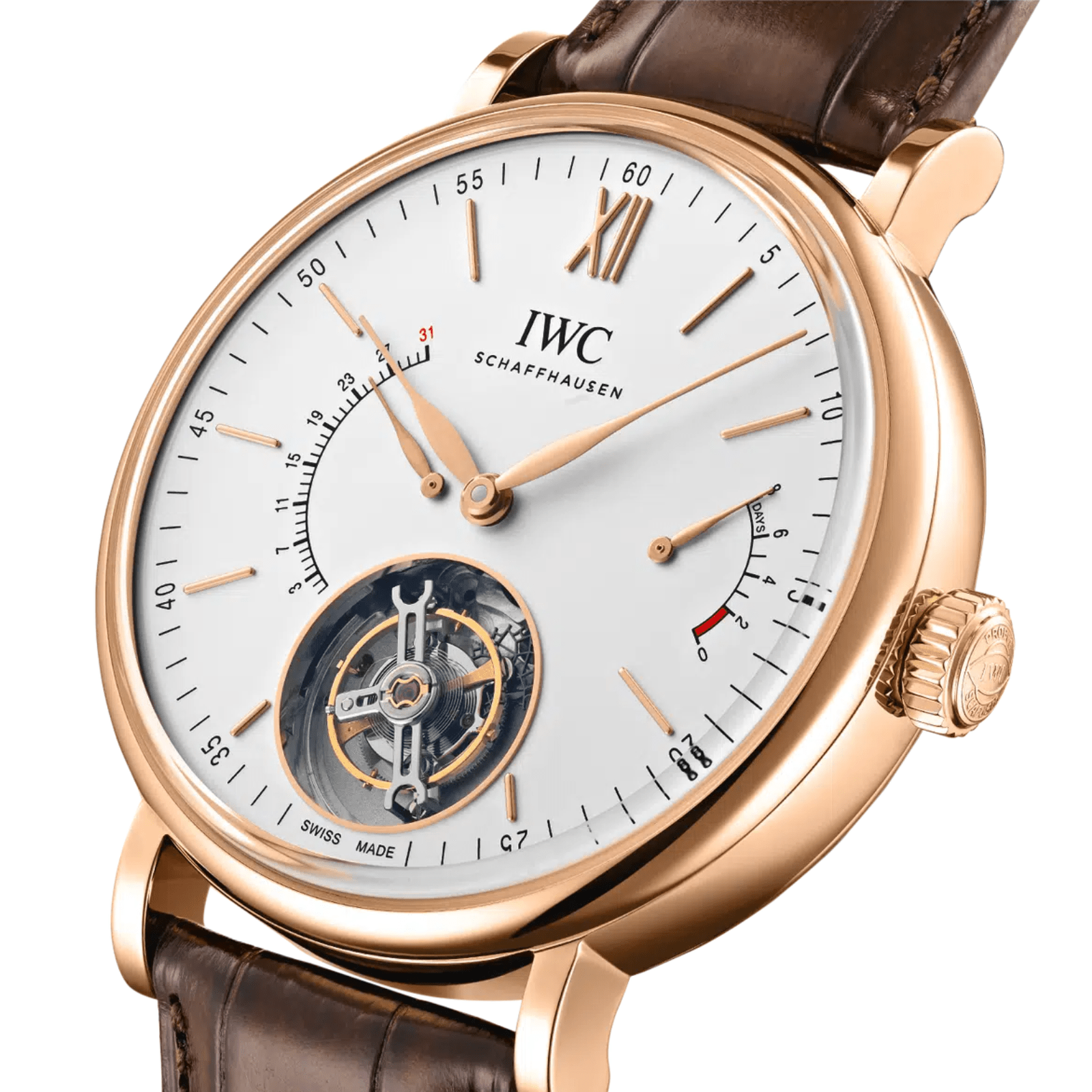 IWC Schaffhausen Portofino Hand-Wound Tourbillon Rétrograde - Image 3