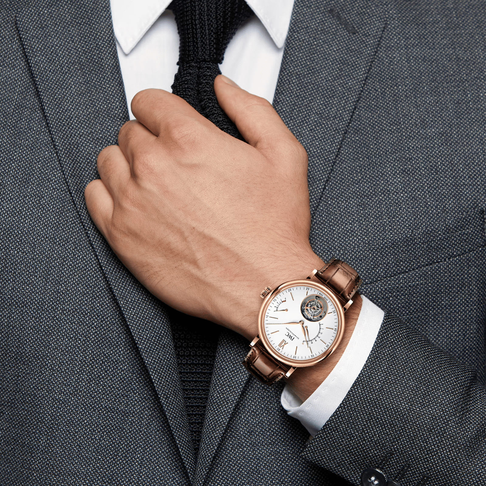 IWC Schaffhausen Portofino Hand-Wound Tourbillon Rétrograde - Image 4