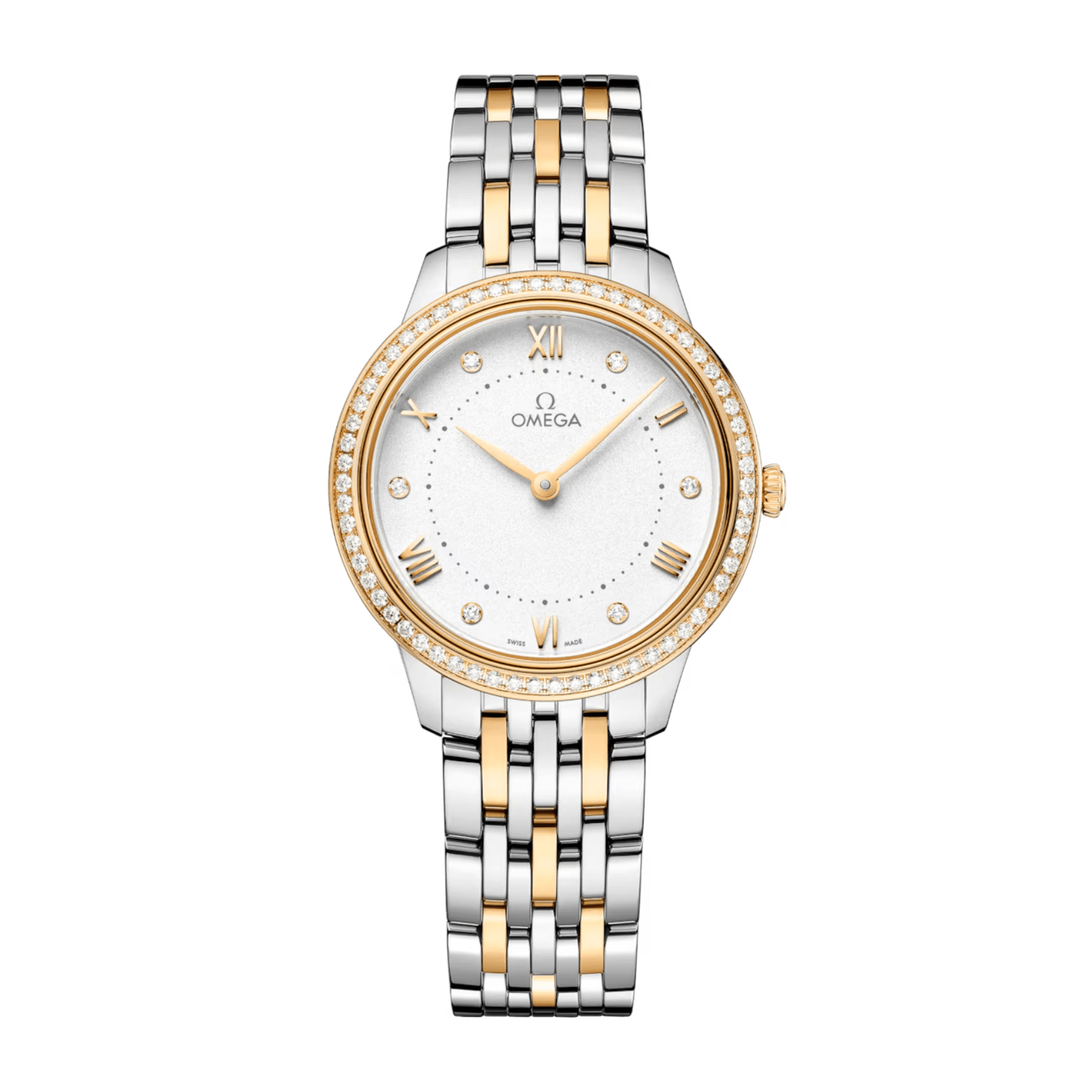 Omega De Ville Prestige 30mm Steel and Yellow Gold