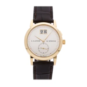 A. Lange & Söhne Saxonia 105.001 34MM Yellow Gold Champagne Dial
