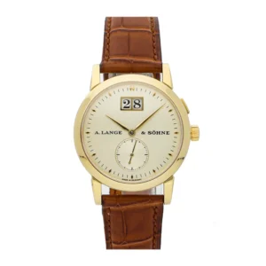 A. Lange & Söhne Saxonia 102.001 33MM Yellow Gold Silver Dial