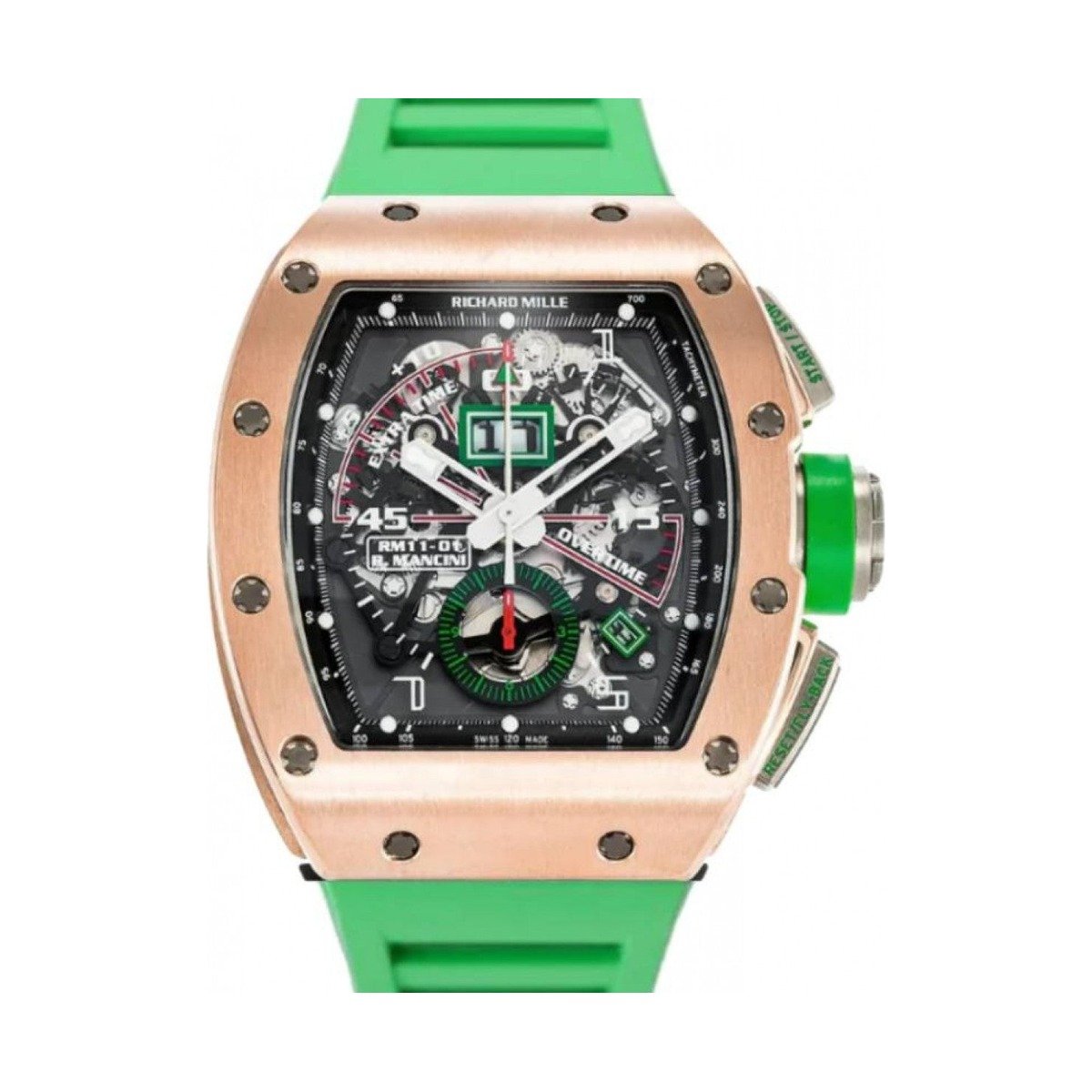 Richard Mille Automatic Flyback Chronograph Roberto Mancini Rose Gold/Titanium RM 11-01 RM01101