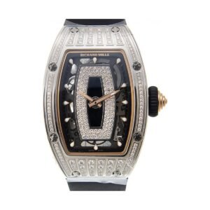 Richard Mille MED White Gold Diamond Set Black Automatic RM 07-01 RM07010MED