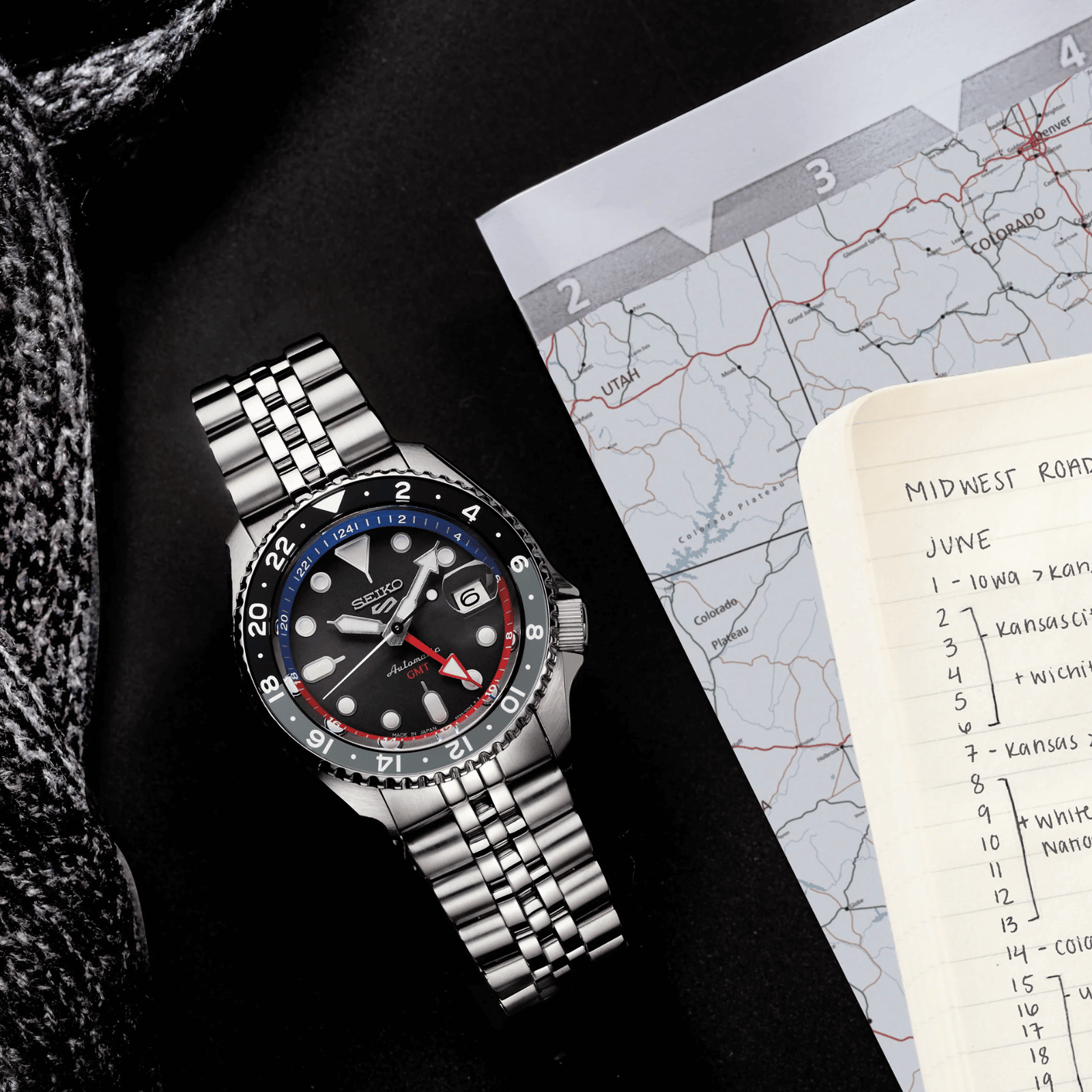 Seiko 5 Sports SKX GMT U.S. Special Creation SSK019 - Image 3
