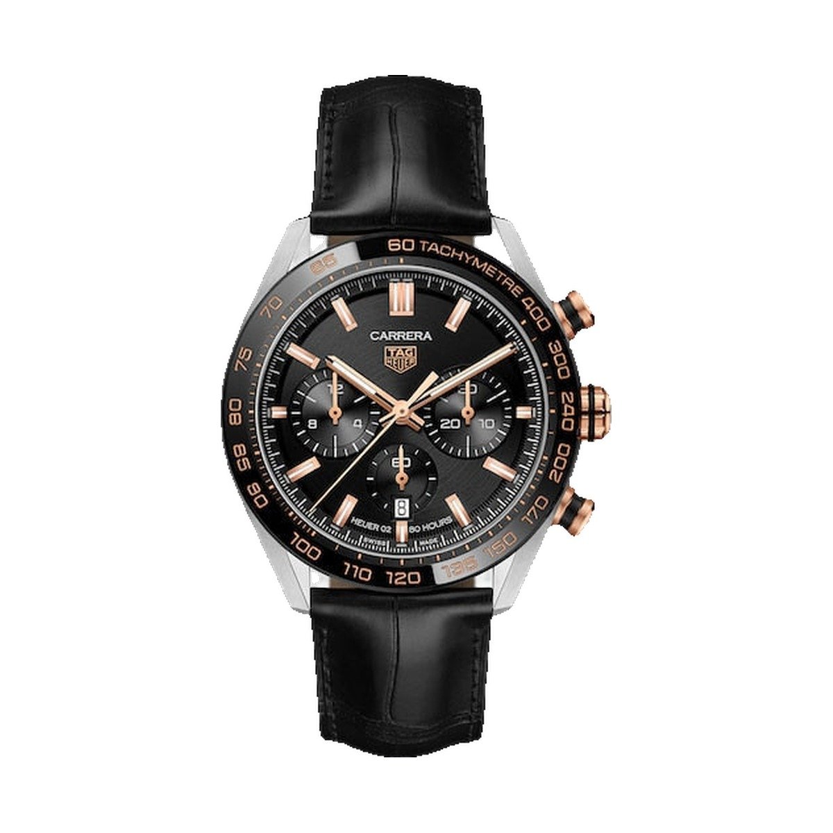 TAG Heuer Carrera Calibre Heuer 02 44mm Rose Gold Accents CBN2A5A.FC6481