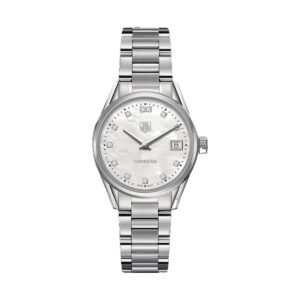 TAG Heuer Carrera Quartz 32mm Ladies MOP Diamond WAR1314.BA0778