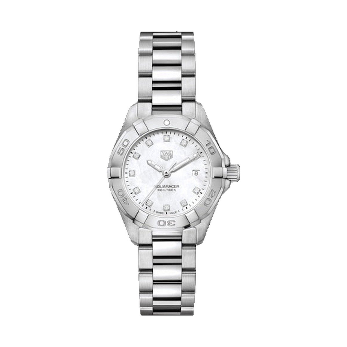 TAG Heuer Aquaracer Quartz 27mm Ladies Diamond WBD1414.BA0741