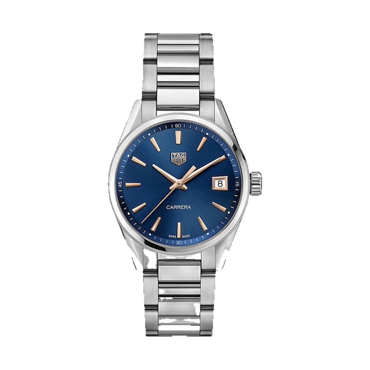 TAG Heuer Carrera Quartz 36mm Ladies Blue WBK1312.BA0652