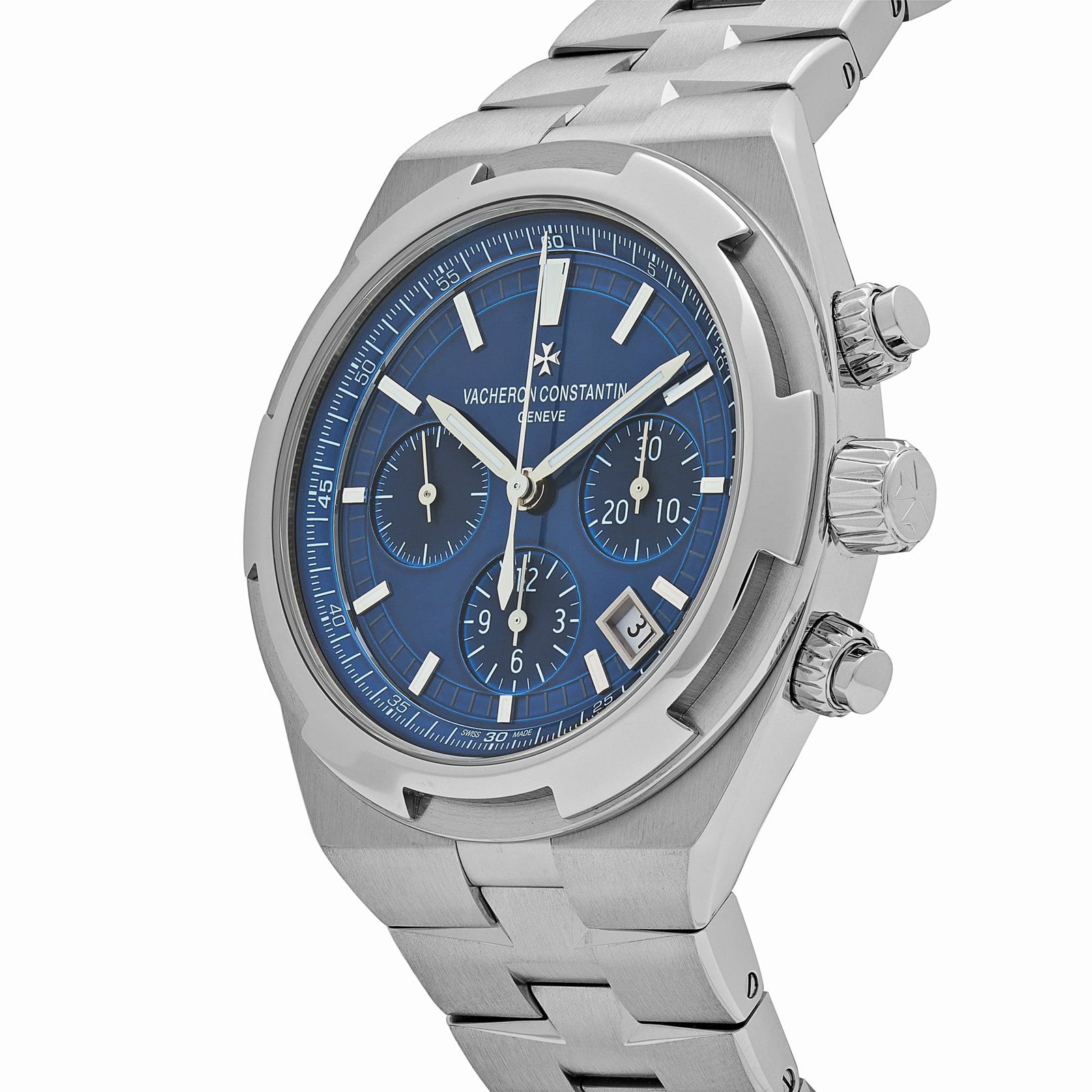 Vacheron Constantin Overseas Chronograph 5500V/110A-B148 Stainless Steel Blue Dial - Image 4