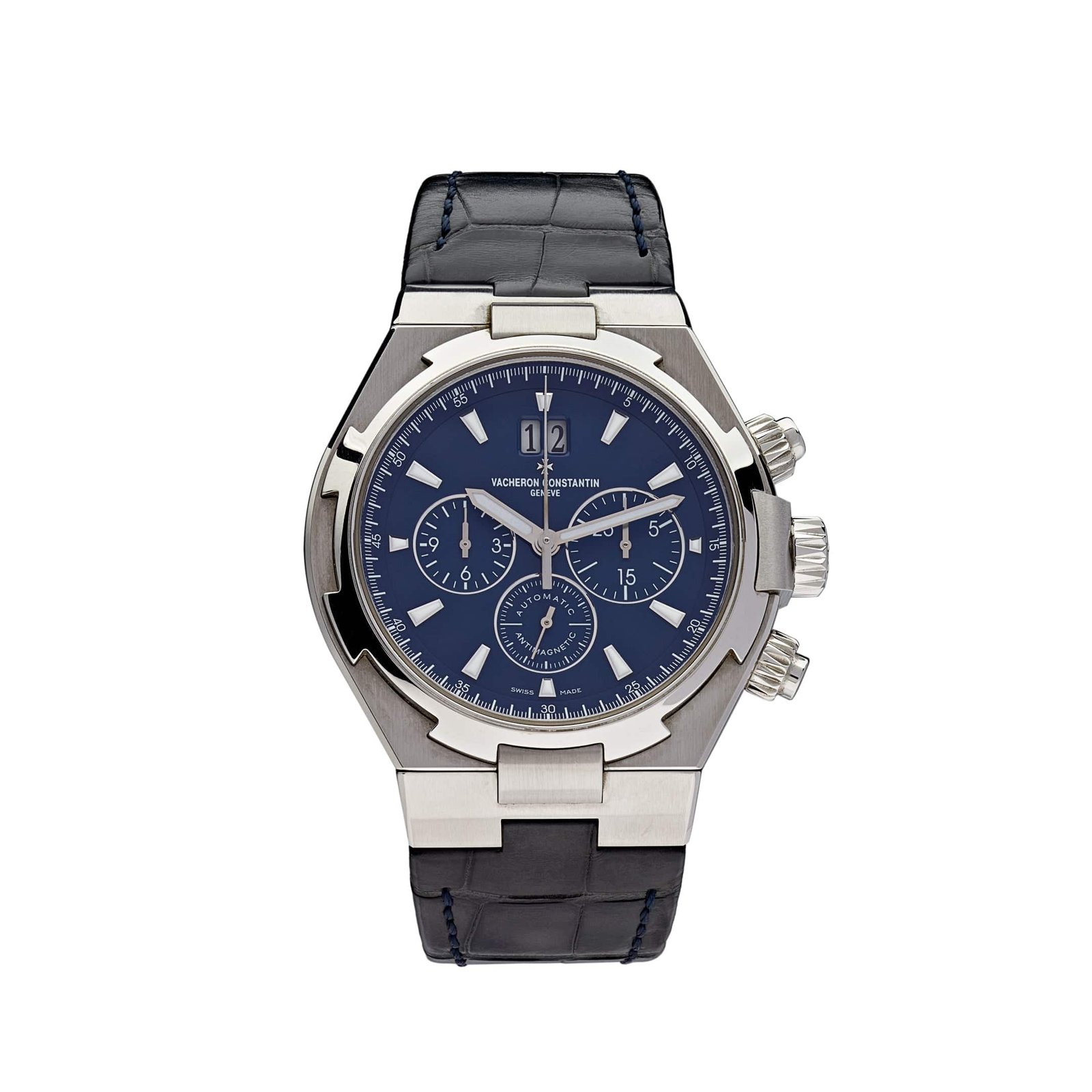 Vacheron Constantin Overseas Chronograph 49150/000A-9745 Stainless Steel Blue Dial
