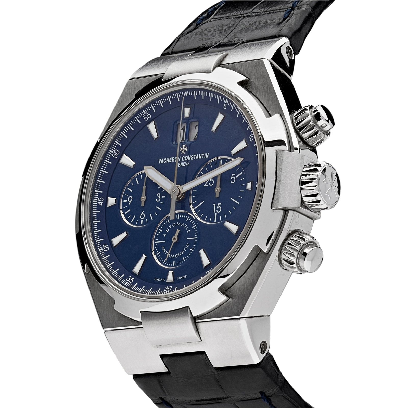 Vacheron Constantin Overseas Chronograph 49150/000A-9745 Stainless Steel Blue Dial - Image 3
